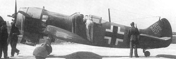 Ла-5 захваченный немцами